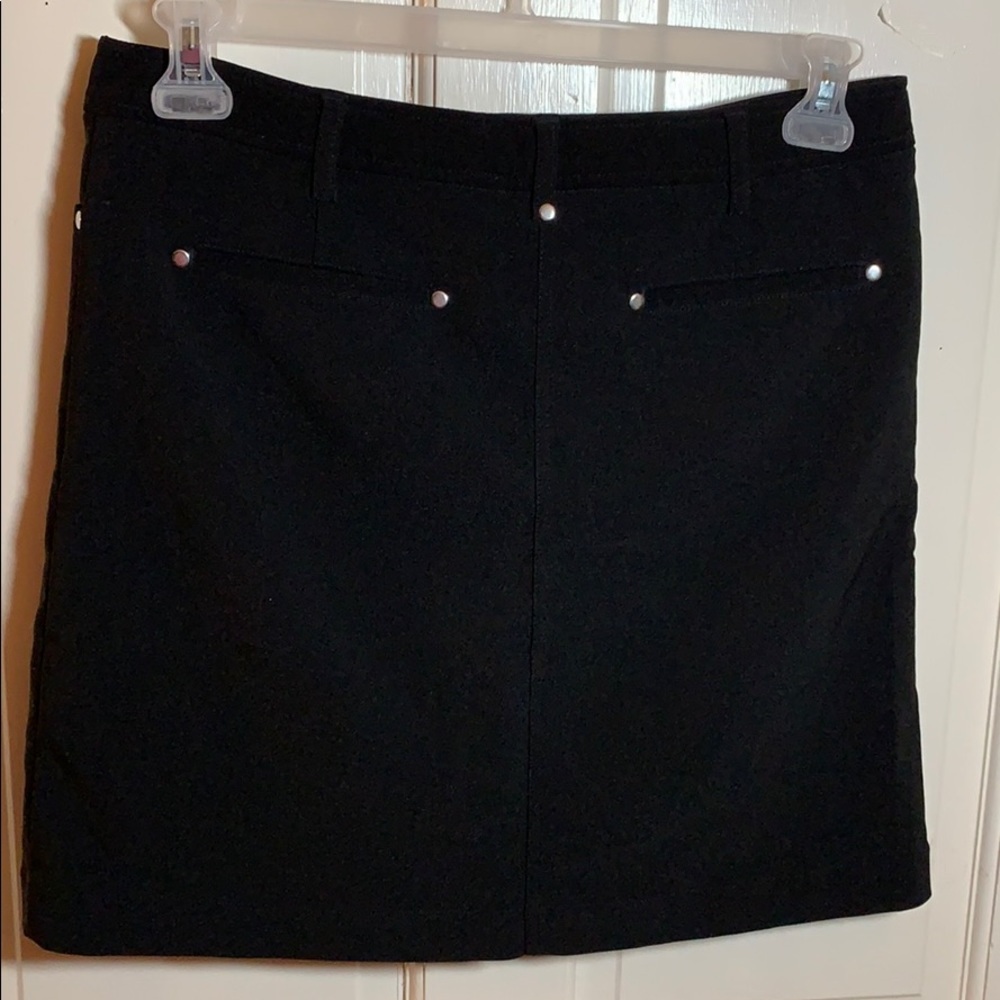 Women’s Cracked Wheat black Skort sz 6 - Picture 3 of 8